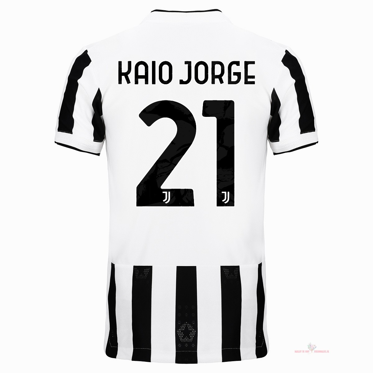 Maillot Om Pas Cher adidas NO.21 Kaio Jorge Domicile Maillot Juventus 2021 2022 Blanc Noir