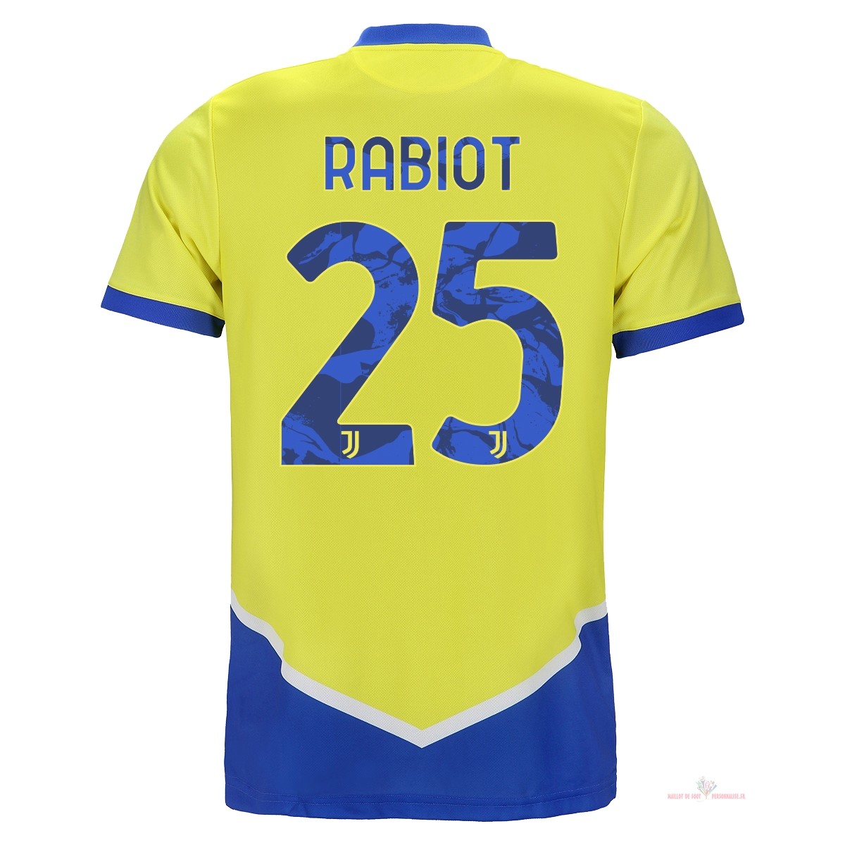Maillot Om Pas Cher adidas NO.25 Rabiot Third Maillot Juventus 2021 2022 Jaune