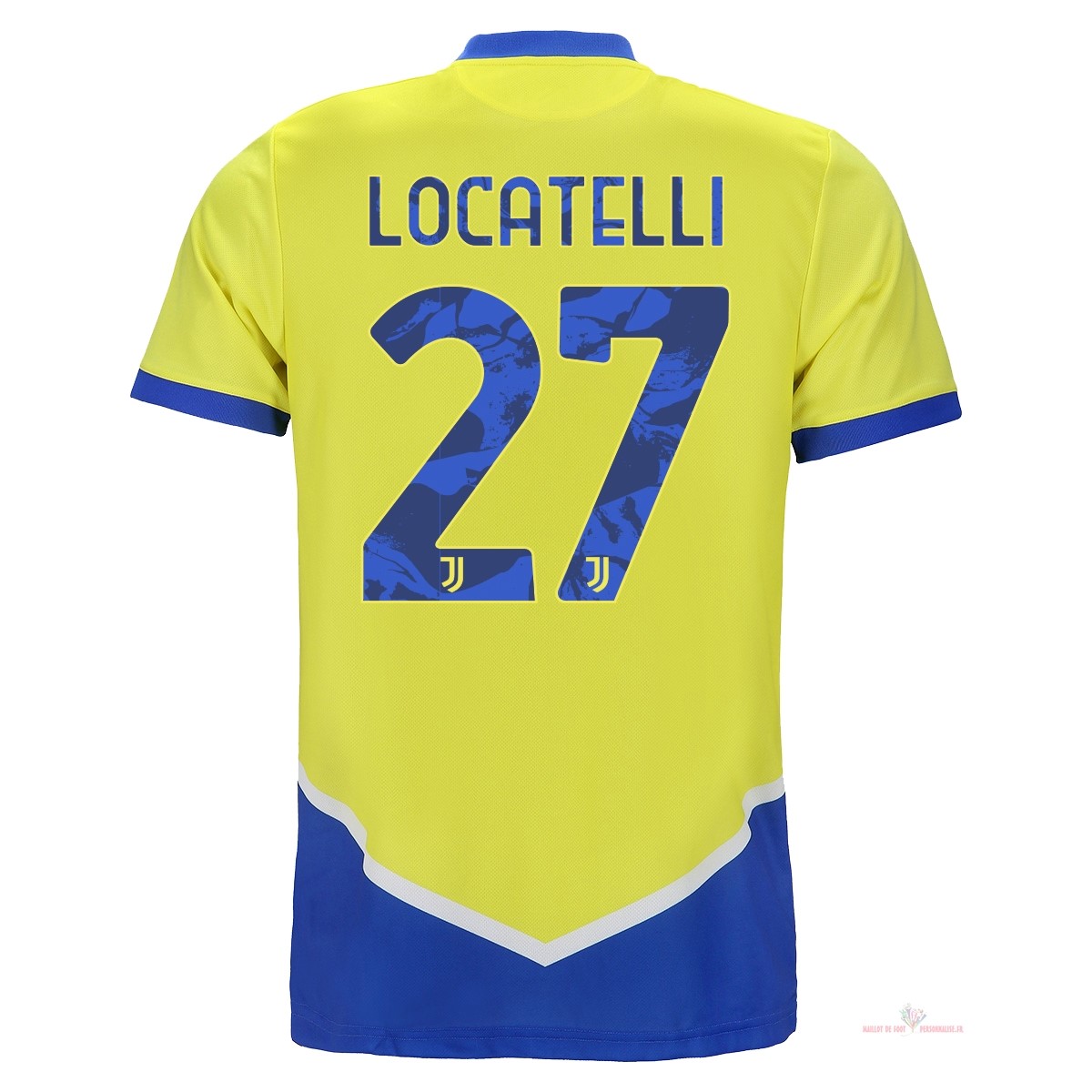 Maillot Om Pas Cher adidas NO.27 Locatelli Third Maillot Juventus 2021 2022 Jaune