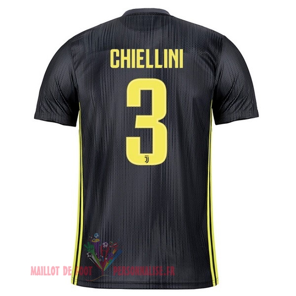 Maillot Om Pas Cher adidas NO.3 Chiellini Third Maillots Juventus 18-19 Gris
