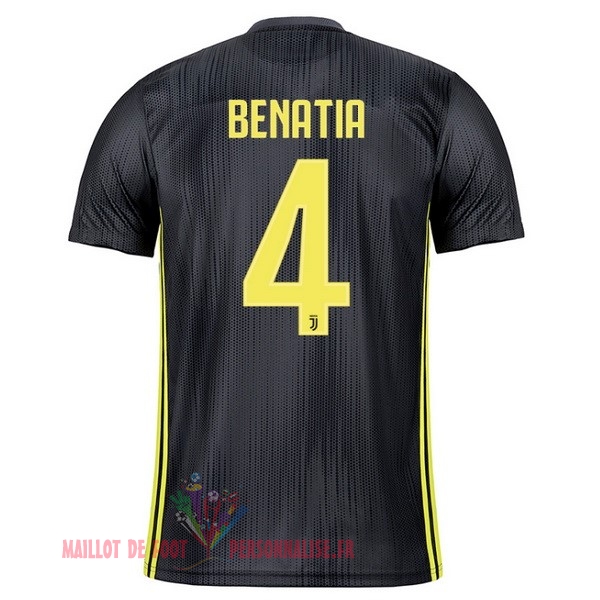 Maillot Om Pas Cher adidas NO.4 Benatia Third Maillots Juventus 18-19 Gris