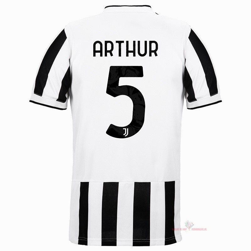 Maillot Om Pas Cher adidas NO.5 Arthur Domicile Maillot Juventus 2021 2022 Blanc Noir