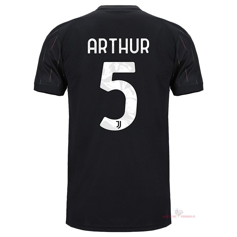 Maillot Om Pas Cher adidas NO.5 Arthur Exterieur Maillot Juventus 2021 2022 Noir