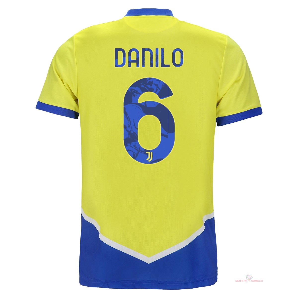Maillot Om Pas Cher adidas NO.6 Danilo Third Maillot Juventus 2021 2022 Jaune