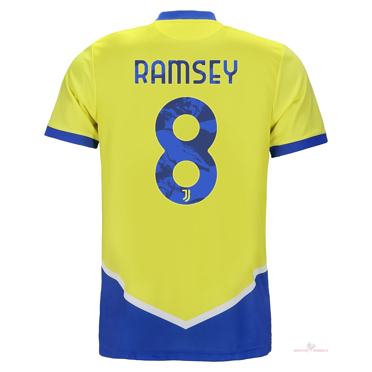 Maillot Om Pas Cher adidas NO.8 Ramsey Third Maillot Juventus 2021 2022 Jaune