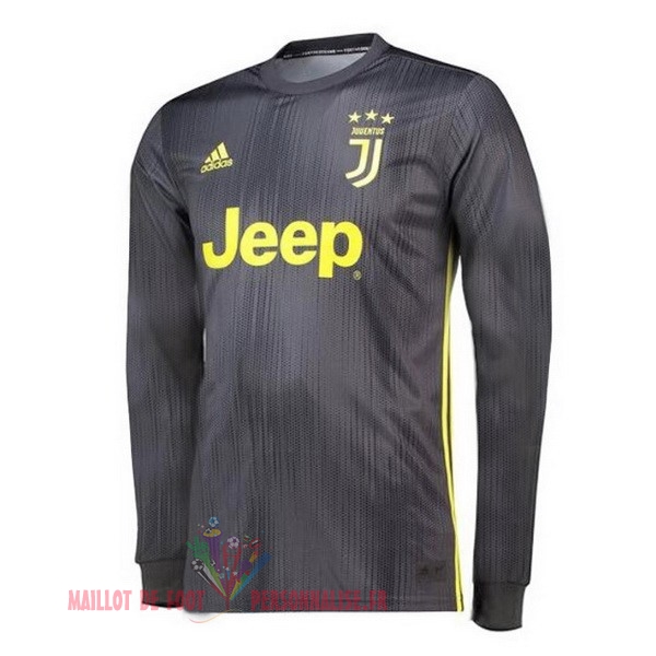 Maillot Om Pas Cher adidas Third Manches Longues Juventus 18-19 Gris