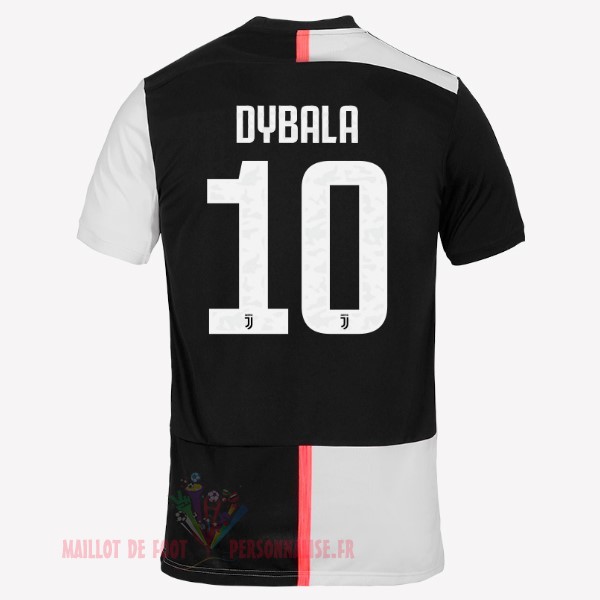 Maillot Om Pas Cher adidas NO.10 Dybala Domicile Maillot Juventus 2019 2020 Blanc Noir