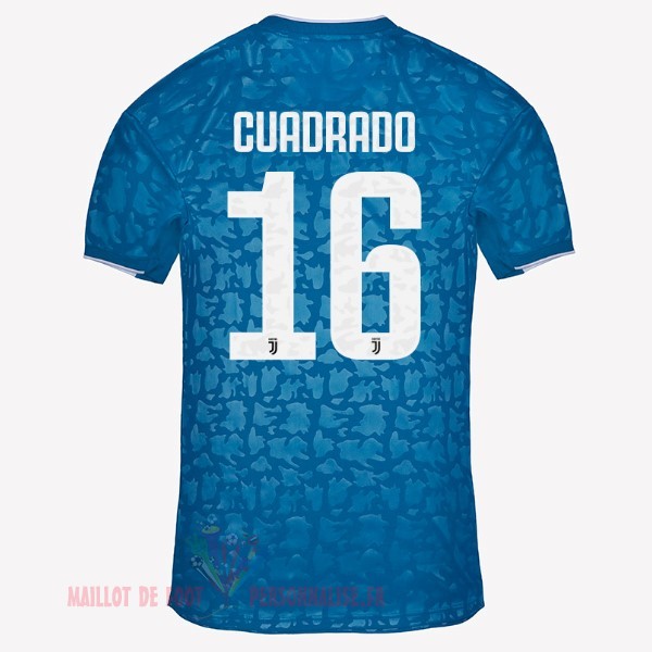 Maillot Om Pas Cher adidas NO.16 Cuadredo Third Maillot Juventus 2019 2020 Bleu
