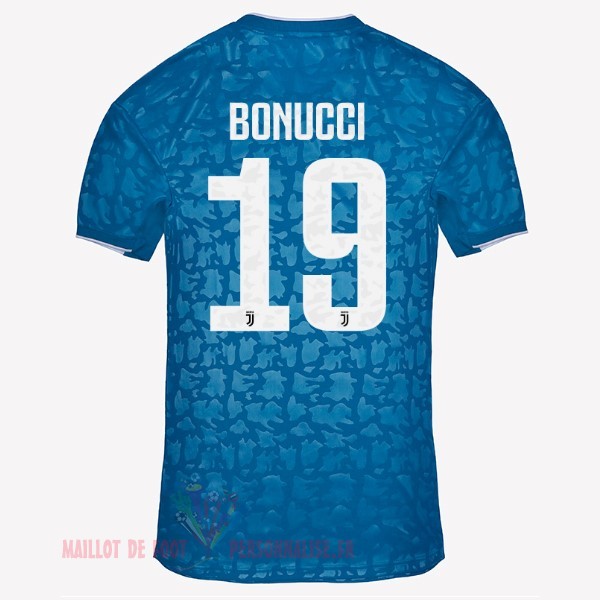 Maillot Om Pas Cher adidas NO.19 Bonucci Third Maillot Juventus 2019 2020 Bleu