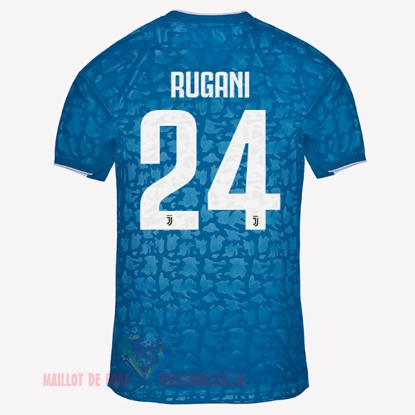 Maillot Om Pas Cher adidas NO.24 Rugani Third Maillot Juventus 2019 2020 Bleu