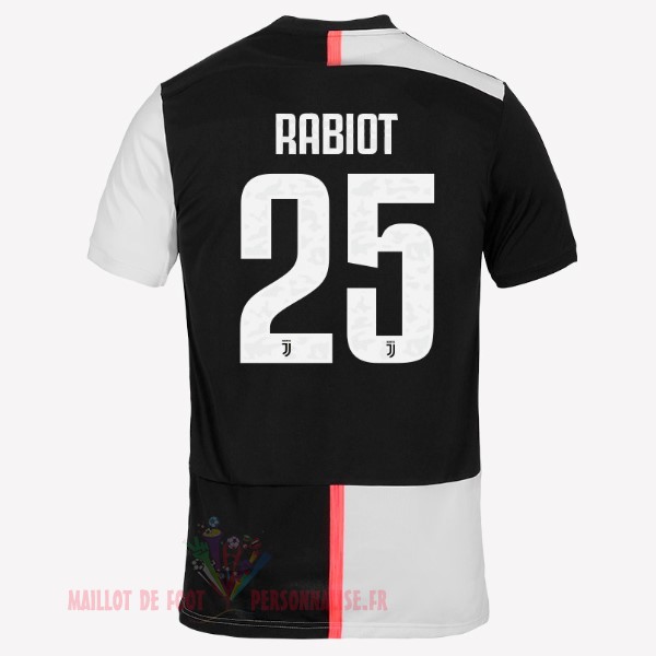 Maillot Om Pas Cher adidas NO.25 Rabiot Domicile Maillot Juventus 2019 2020 Blanc Noir