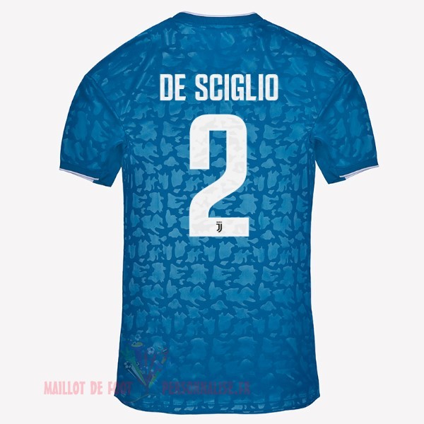 Maillot Om Pas Cher adidas NO.2 De Sciglio Third Maillot Juventus 2019 2020 Bleu