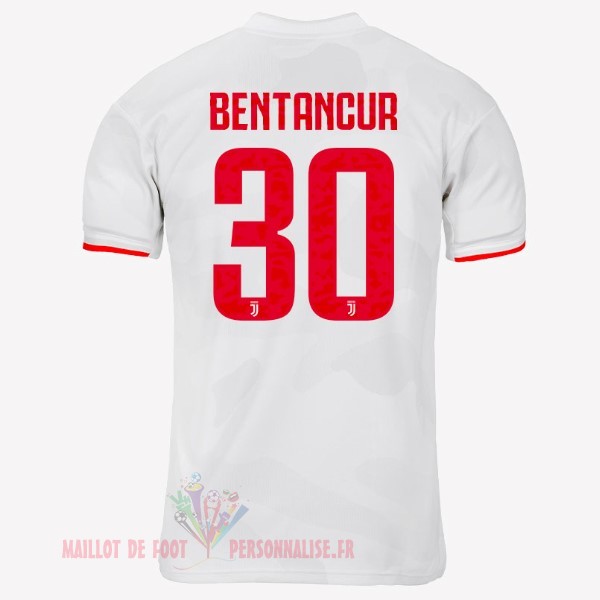 Maillot Om Pas Cher adidas NO.30 Bentancur Exterieur Maillot Juventus 2019 2020 Gris Blanc
