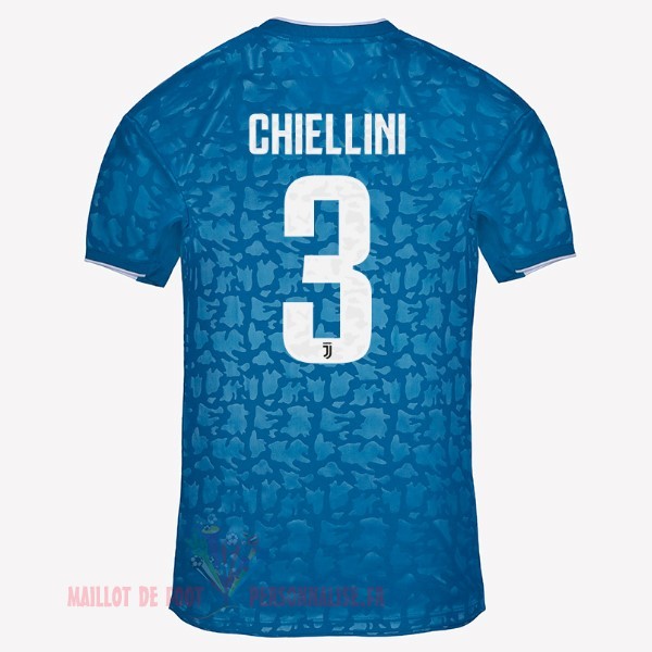 Maillot Om Pas Cher adidas NO.3 Chiellini Third Maillot Juventus 2019 2020 Bleu