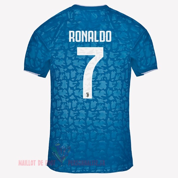 Maillot Om Pas Cher adidas NO.7 Ronaldo Third Maillot Juventus 2019 2020 Bleu