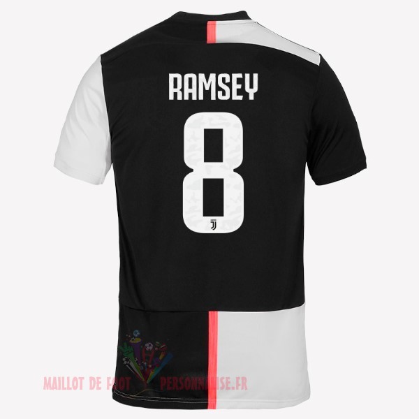 Maillot Om Pas Cher adidas NO.8 Ramsey Domicile Maillot Juventus 2019 2020 Blanc Noir