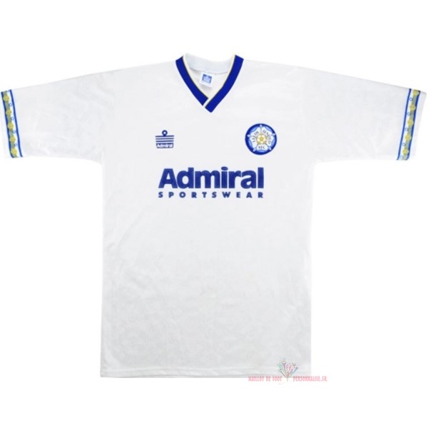 Maillot Om Pas Cher Admiral Domicile Camiseta Leeds United Rétro 1992 1993 Blanc