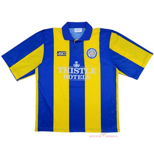 Maillot Om Pas Cher Asics Exterieur Camiseta Leeds United Rétro 1993 1995 Bleu