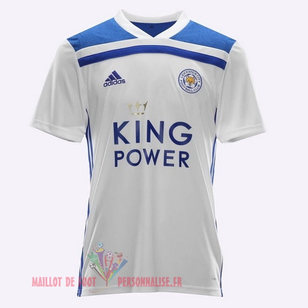 Maillot Om Pas Cher adidas Thailande Third Maillots Leicester City 2018-2019 Blanc