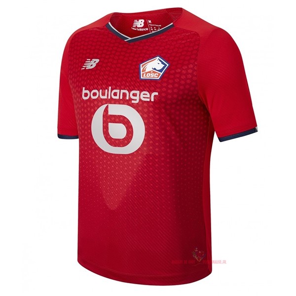 Maillot Om Pas Cher New Balance Domicile Maillot Lille 2021 2022 Rouge