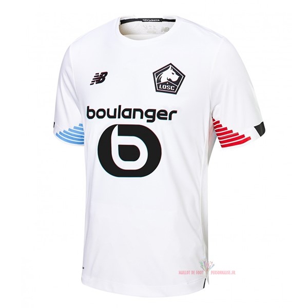 Maillot Om Pas Cher New Balance Third Maillot Lille 2020 2021 Blanc