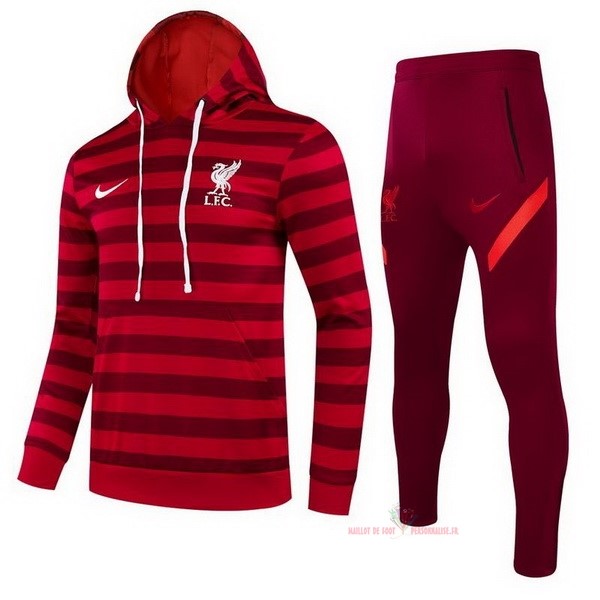 Maillot Om Pas Cher Nike Chaqueta Con Capucha Liverpool 2021 2022 Rouge