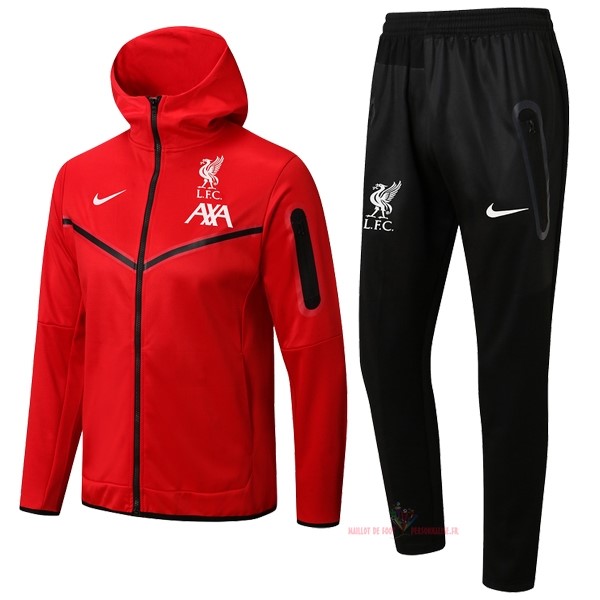 Maillot Om Pas Cher Nike Chaqueta Con Capucha Liverpool 2022 2023 Rouge Noir