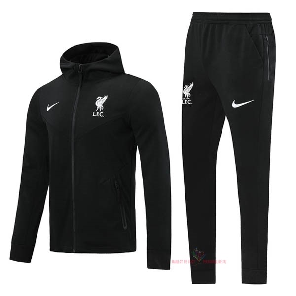 Maillot Om Pas Cher Nike Sweat Shirt Capuche Liverpool 2020 2021 Noir