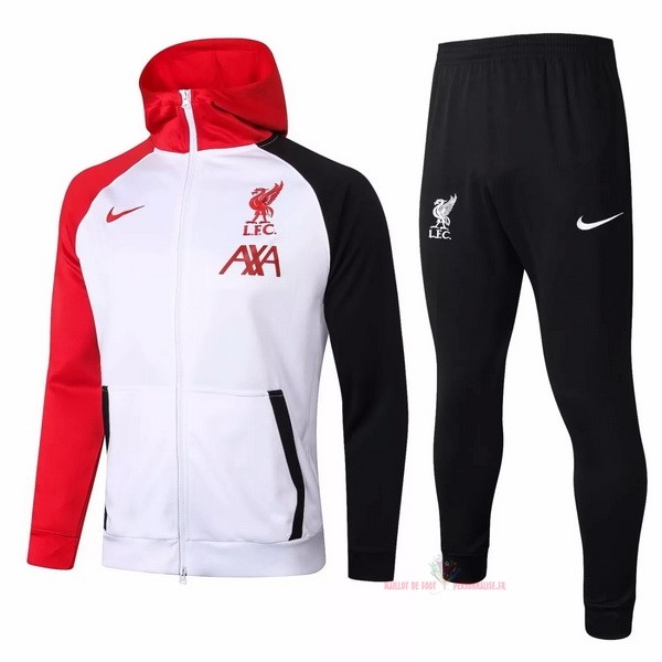 Maillot Om Pas Cher Nike Sweat Shirt Capuche Liverpool 2020 2021 Rouge Blanc Noir