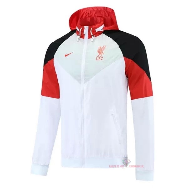 Maillot Om Pas Cher Nike Rompevientos Liverpool 2021 2022 Blanc Rouge