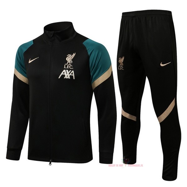 Maillot Om Pas Cher Nike Survêtements Enfant Liverpool 2021 2022 Noir Vert I Jaune
