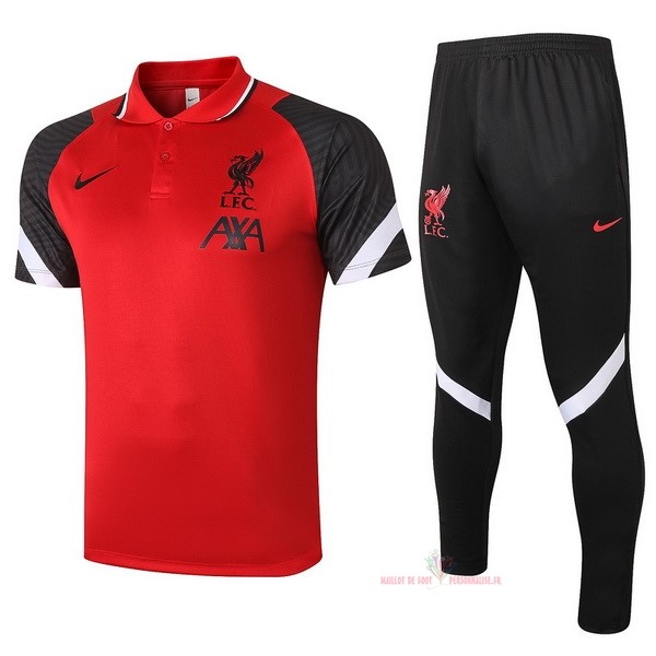 Maillot Om Pas Cher Nike Ensemble Complet Polo Liverpool 2021 2022 Rouge Noir Blanc