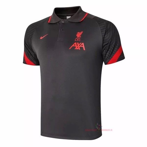 Maillot Om Pas Cher Nike Polo Liverpool 2020 2021 Noir Rouge