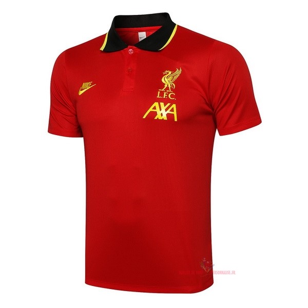 Maillot Om Pas Cher Nike Polo Liverpool 2021 2022 Rouge Jaune