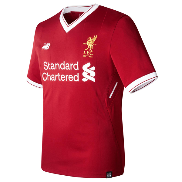 Maillot Om Pas Cher New Balance Domicile Maillots Liverpool 2017 2018 Rouge