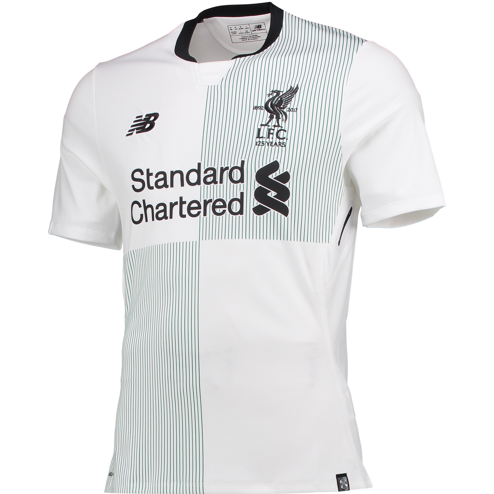 Maillot Om Pas Cher New Balance Exterieur Maillots Liverpool 2017 2018 Blanc