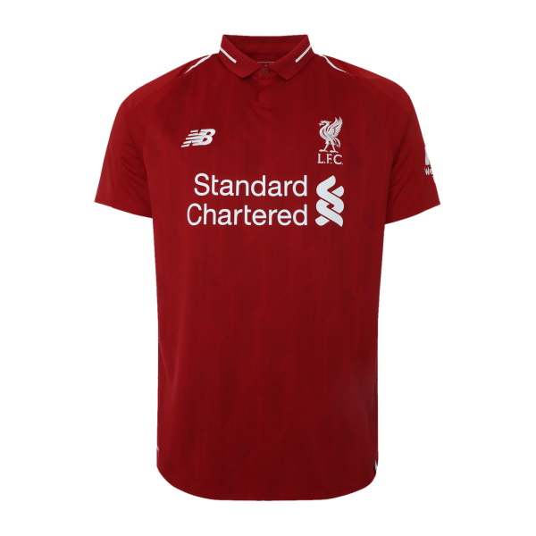 Maillot Om Pas Cher New Balance Thailande Domicile Maillots Liverpool 2018 2019 Rouge
