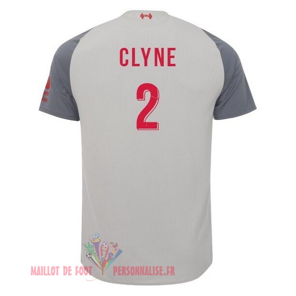 Maillot Om Pas Cher New Balance NO.2 Clyne Third Maillots Liverpool 18-19 Blanc