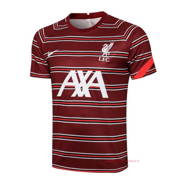 Maillot Om Pas Cher Nike Entrainement Liverpool 2021 2022 Rouge Blanc