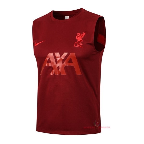 Maillot Om Pas Cher Nike Entrainement Sin Mangas Liverpool 2021 2022 Rouge