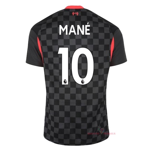 Maillot Om Pas Cher Nike NO.10 Mane Third Maillot Liverpool 2020 2021 Noir