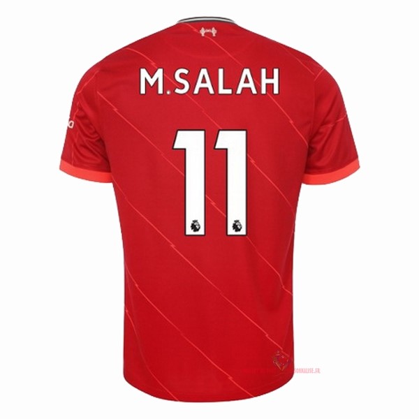 Maillot Om Pas Cher Nike NO.11 M.Salah Domicile Maillot Liverpool 2021 2022 Rouge