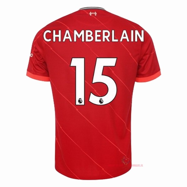 Maillot Om Pas Cher Nike NO.15 Chamberlain Domicile Maillot Liverpool 2021 2022 Rouge