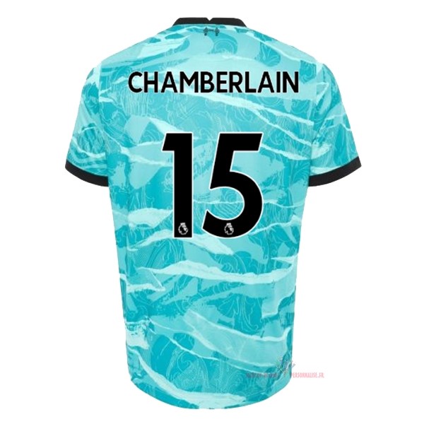 Maillot Om Pas Cher Nike NO.15 Chamberlain Exterieur Maillot Liverpool 2020 2021 Bleu