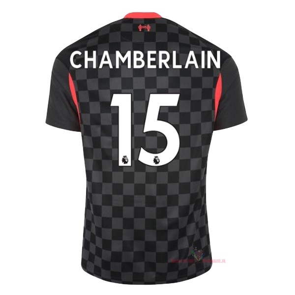 Maillot Om Pas Cher Nike NO.15 Chamberlain Third Maillot Liverpool 2020 2021 Noir