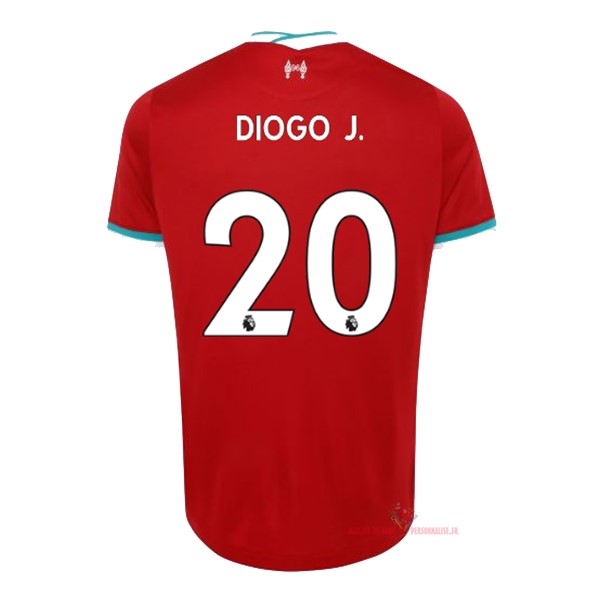 Maillot Om Pas Cher Nike NO.20 Diogo Jota Domicile Maillot Liverpool 2020 2021 Rouge