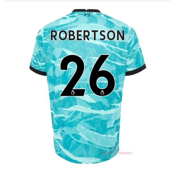 Maillot Om Pas Cher Nike NO.26 Robertson Exterieur Maillot Liverpool 2020 2021 Bleu