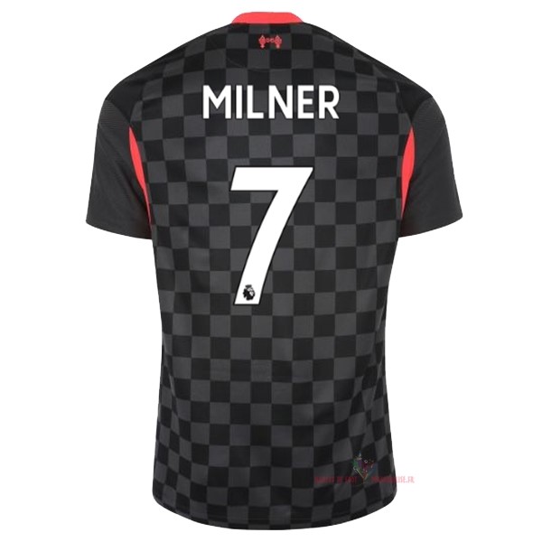 Maillot Om Pas Cher Nike NO.7 Milner Third Maillot Liverpool 2020 2021 Noir