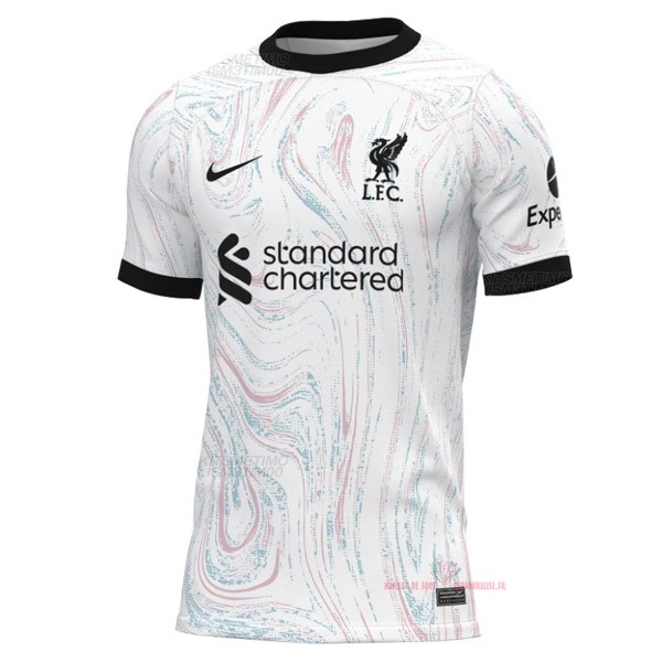 Maillot Om Pas Cher Nike Thailande Third Maillot Liverpool 2022 2023 Blanc