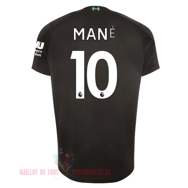 Maillot Om Pas Cher New Balance NO.10 Mane Third Maillot Liverpool 2019 2020 Noir